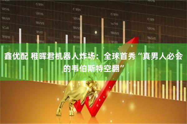 鑫优配 稚晖君机器人炸场：全球首秀“真男人必会的韦伯斯特空翻”