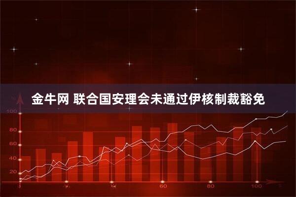金牛网 联合国安理会未通过伊核制裁豁免