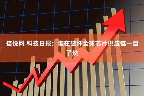 倍悦网 科技日报:谁在破坏全球芯片供应链一目了然